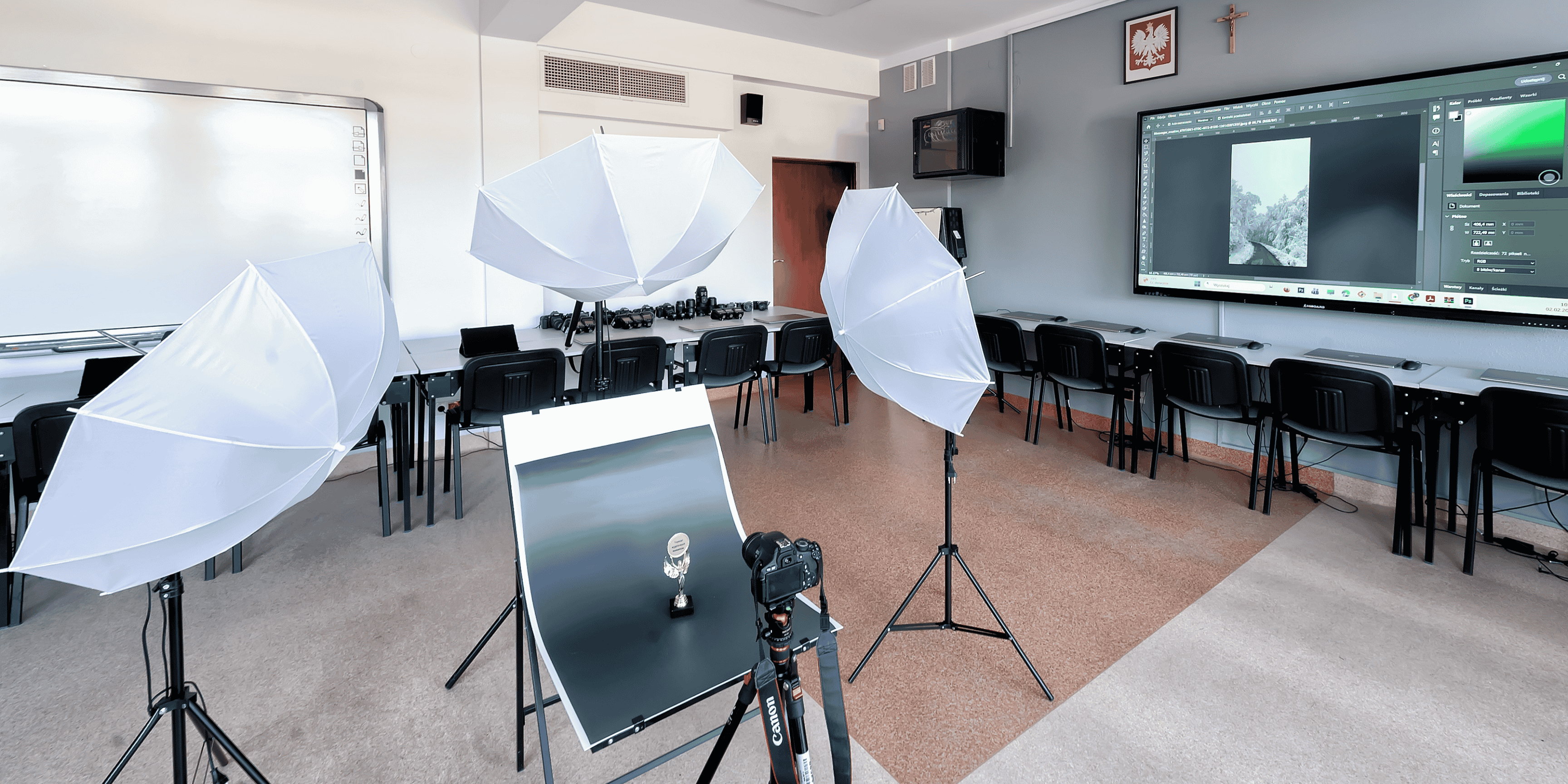 Nowoczesna pracownia fotograficzna Zespołu Szkół w Ropczycach