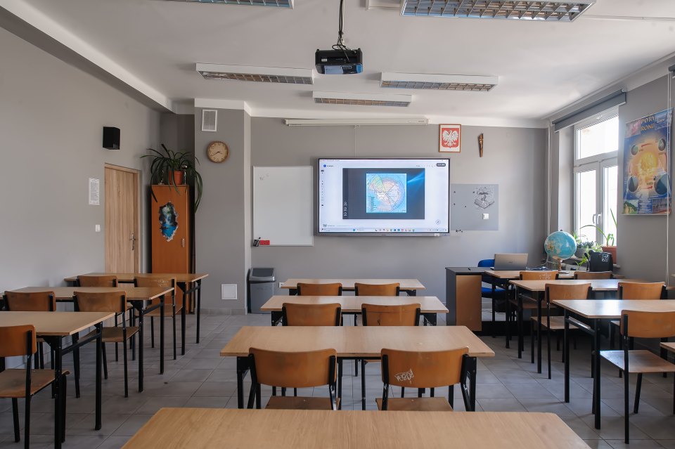 Sala 206 — Pracownia ogólnokształcąca, ujęcie 1.